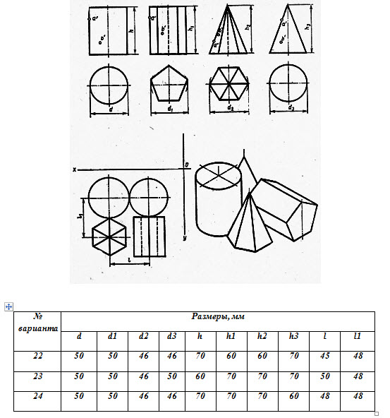 Проекция группы геометрических тел. Чертёж группы геометрических тел в изометрии. Инженерная Графика проецирование геометрических тел изометрия. Проекция группы геометрических тел задания. Чертежи группы геометрических тел задания.